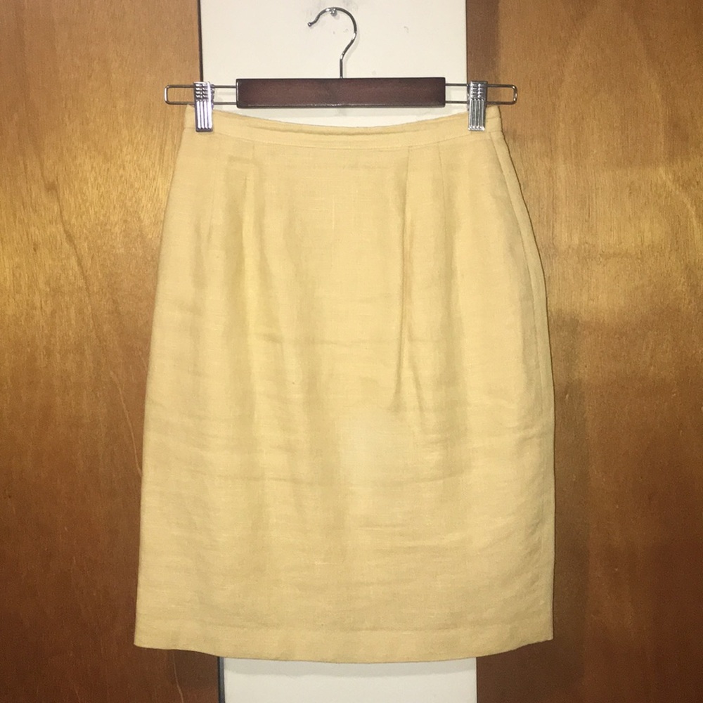 🌻EUC Jennifer Moore 100% Linen Skirt